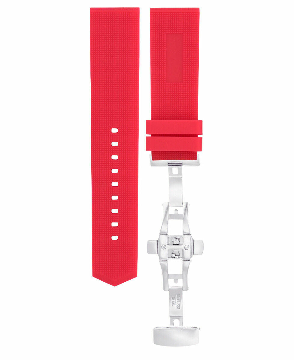 18-20-21-22-24MM RUBBER WATCH BAND STRAP BUTTERFLY CLASP FOR TAG HEUER AQUARACER