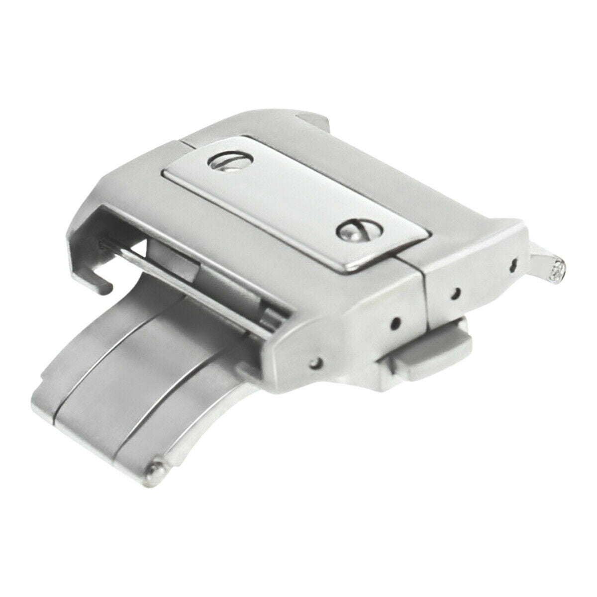 18-21MM DEPLOYMENT BUCKLE CLASP BAND LEATHER FOR CARTIER SANTOS 100 XL CHRONO