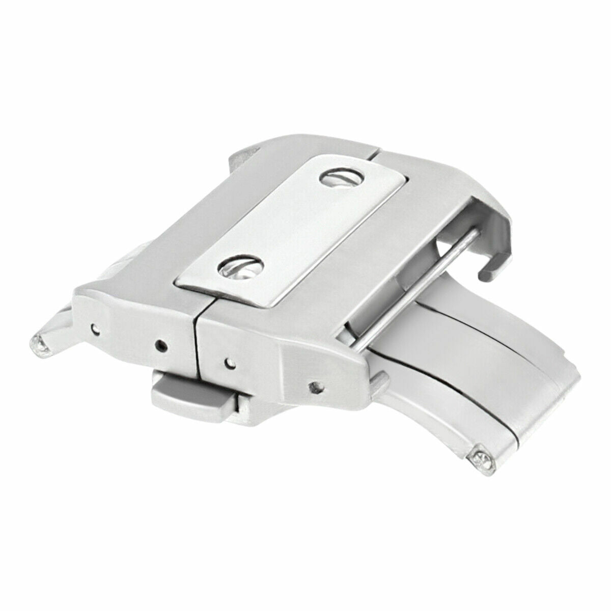 18-21MM DEPLOYMENT BUCKLE CLASP BAND LEATHER FOR CARTIER SANTOS 100 XL CHRONO