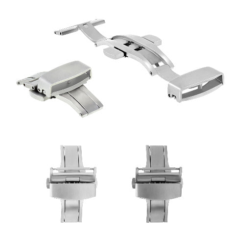 20-22-24MM Deployment Band Buckle Clasp for Panerai Thicker Leather Rubber Strap
