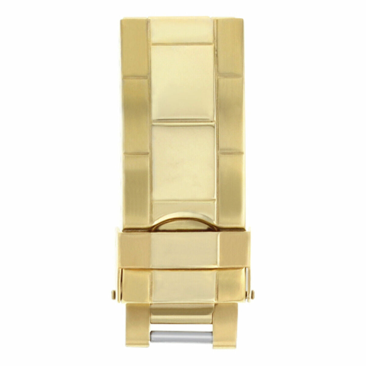FLIP LOCK DIVER EXTENSION BUCKLE CLASP FOR ROLEX OYSTER WATCHBAND BRACELET S/ST, Gold, underside view