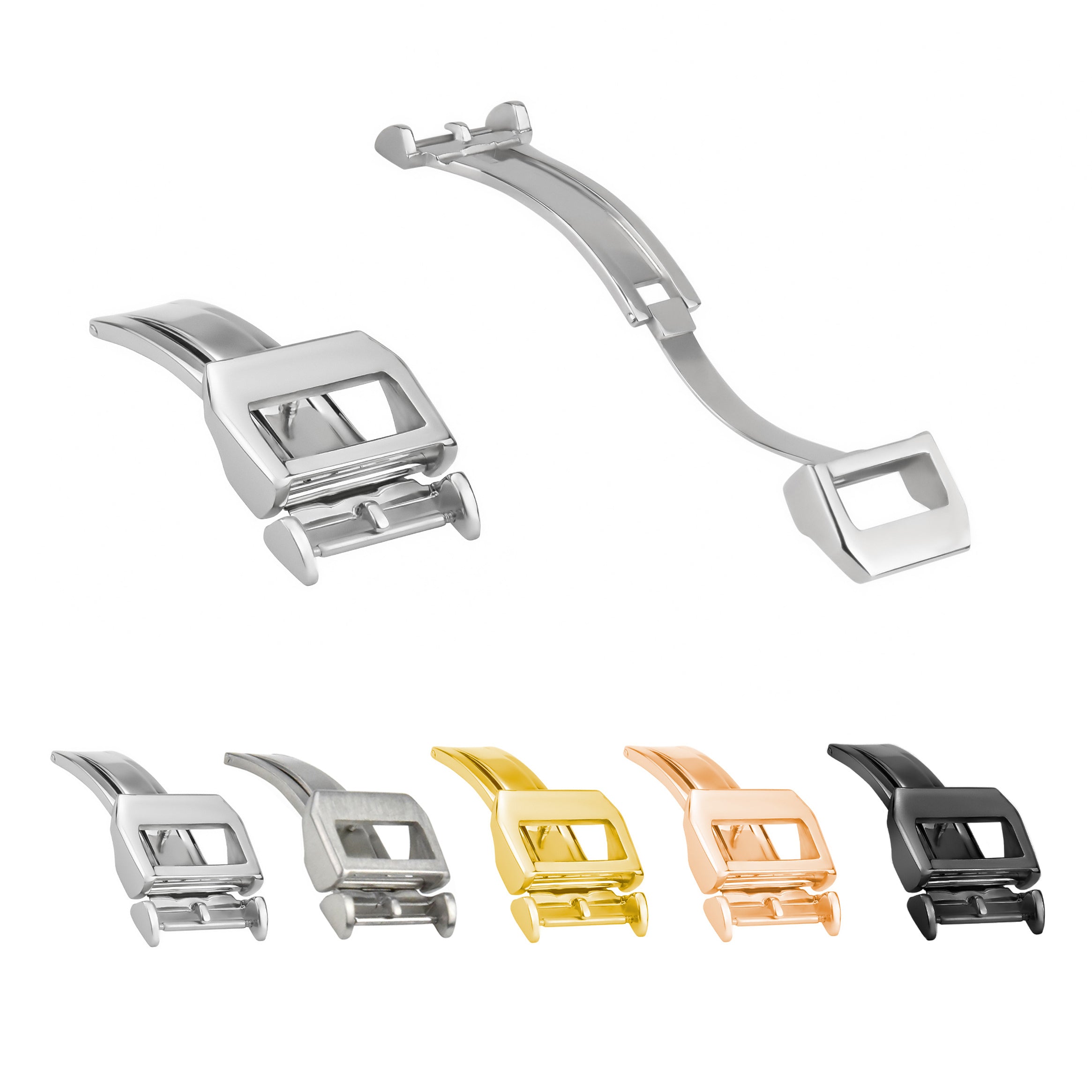 18-20MM DEPLOYMENT STRAP BAND BUCKLE FOLDING CLASP FOR IWC PILOT PORTUGESE