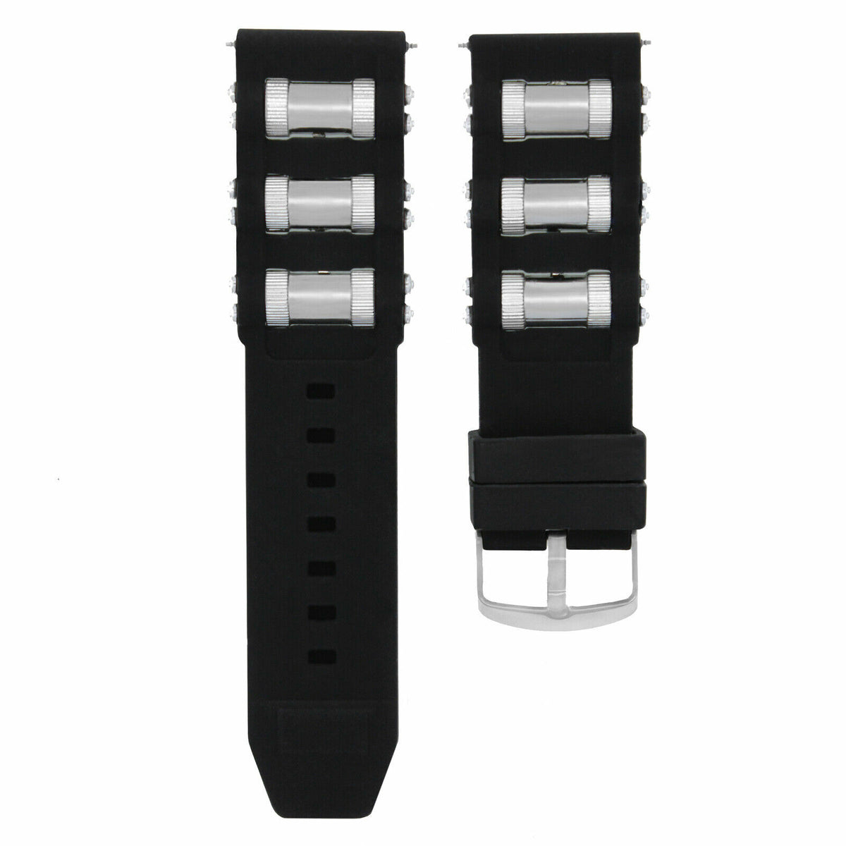 26MM GENUINE SILICONE RUBBER DIVER WATCH BAND STRAP FOR INVICTA EXCURSION 18202, Red, view 3