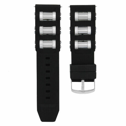 26MM GENUINE SILICONE RUBBER DIVER WATCH BAND STRAP FOR INVICTA EXCURSION 18202