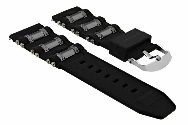 26MM SILICONE RUBBER DIVER WATCH BAND STRAP FOR INVICTA EXCURSION 18202