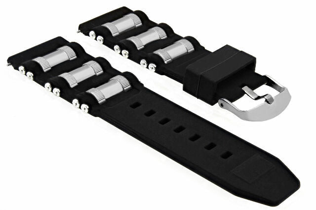 26MM SILICONE RUBBER DIVER WATCH BAND STRAP FOR INVICTA EXCURSION 18202