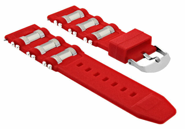 26MM GENUINE SILICONE RUBBER DIVER WATCH BAND STRAP FOR INVICTA EXCURSION 18202