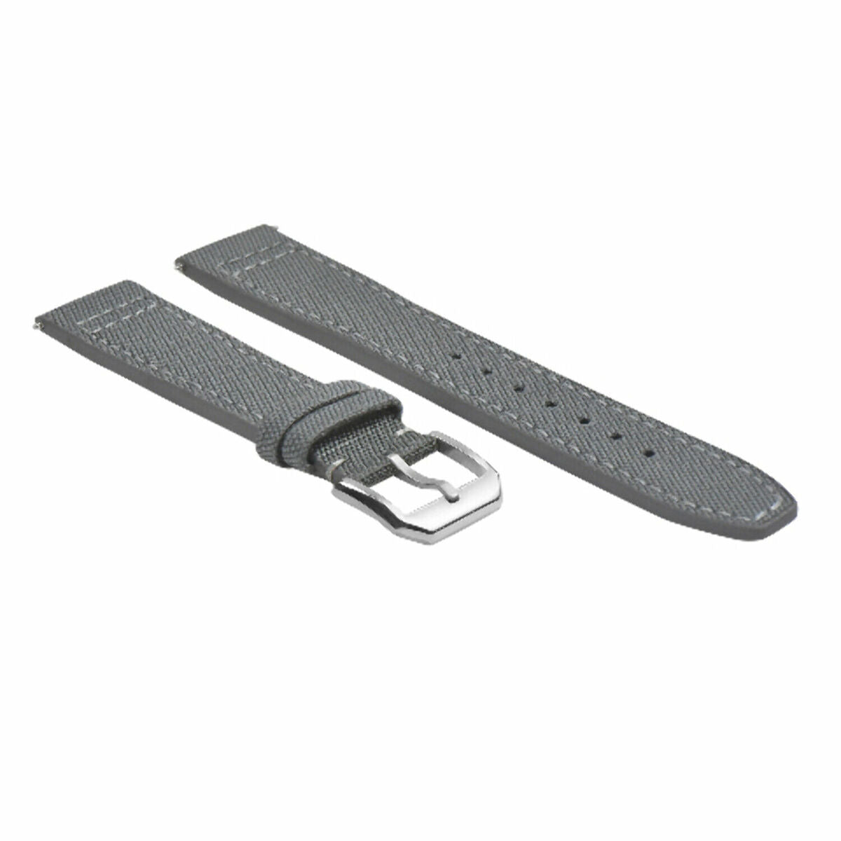 20-22MM CANVAS LEATHER WATCH BAND STRAP FOR IWC PILOT TOP GUN PORTUGUESE + BUCKL