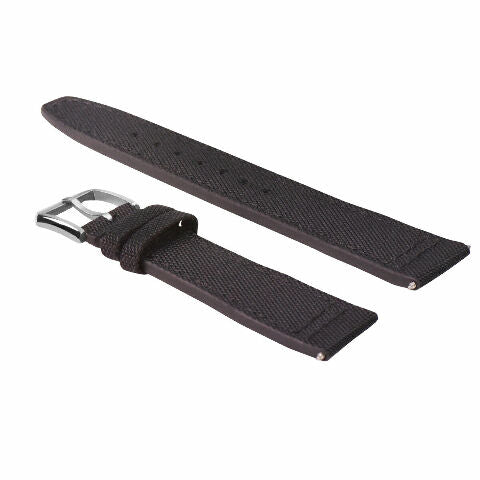 20-22MM CANVAS LEATHER WATCH BAND STRAP FOR IWC PILOT TOP GUN PORTUGUESE + BUCKL