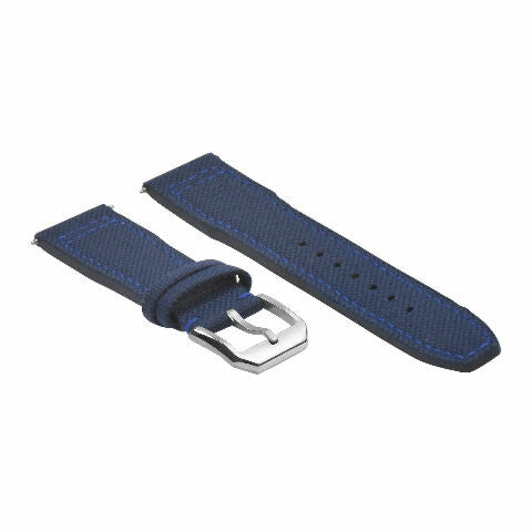 20-22MM CANVAS LEATHER WATCH BAND STRAP FOR IWC PILOT TOP GUN PORTUGUESE + BUCKL