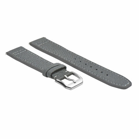 20-22MM CANVAS LEATHER WATCH BAND STRAP FOR IWC PILOT TOP GUN PORTUGUESE + BUCKL