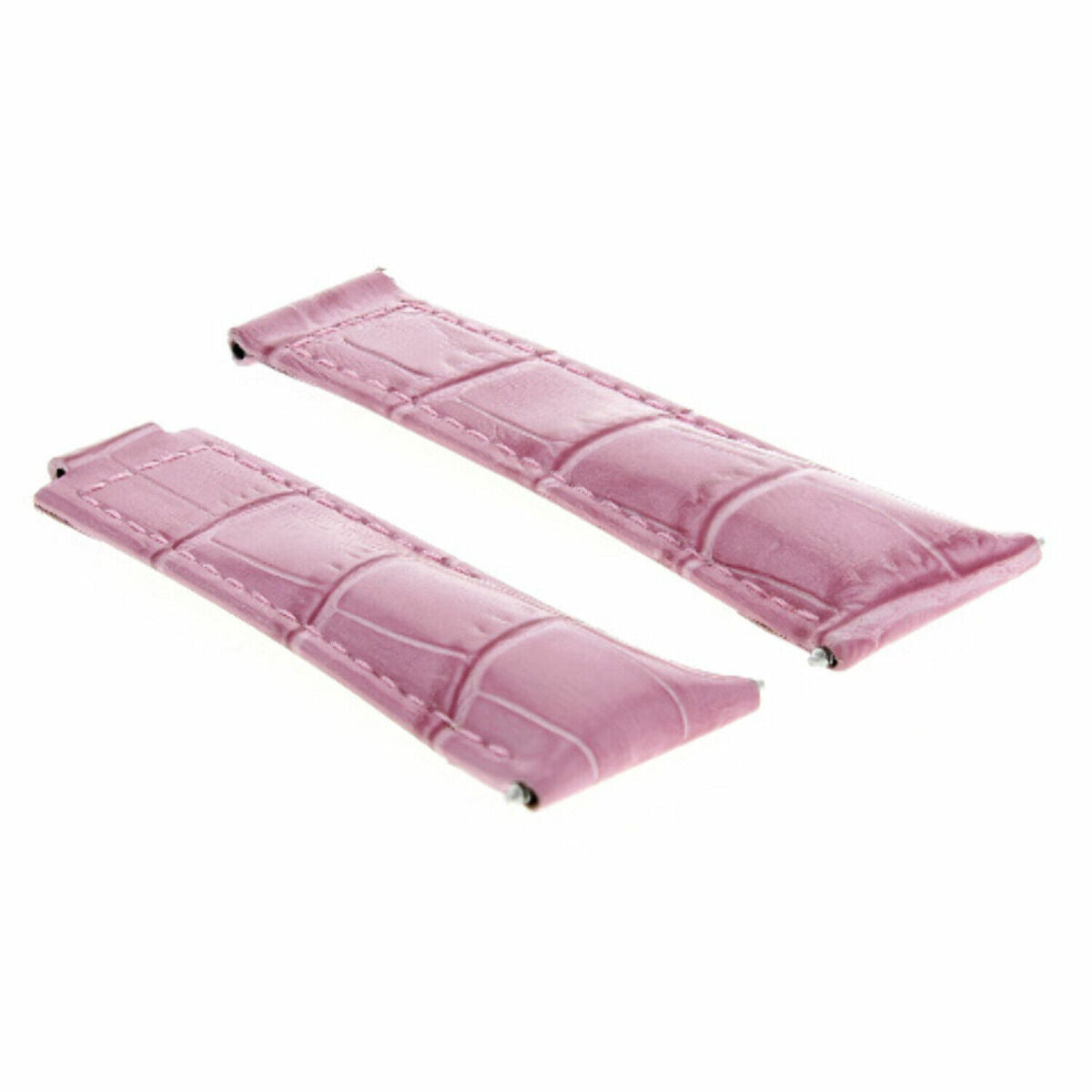 20MM LEATHER ALLIGATOR STRAP BAND CLASP FOR ROLEX DAYTONA 16520,116519 SHORT MEDIUM - Rose