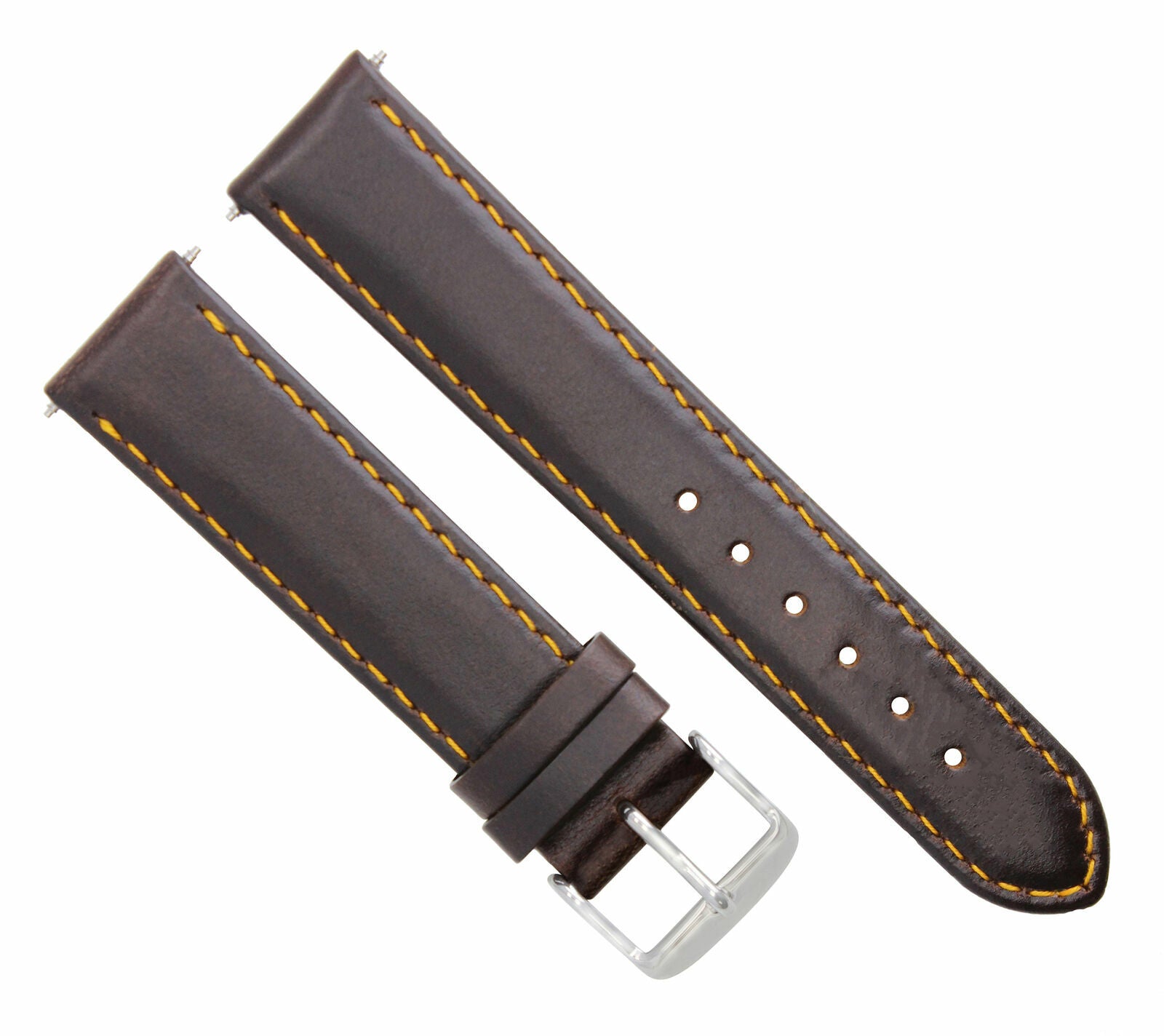 SMOOTH LEATHER WATCH BAND STRAP FOR TISSOT WATCH - 19MM