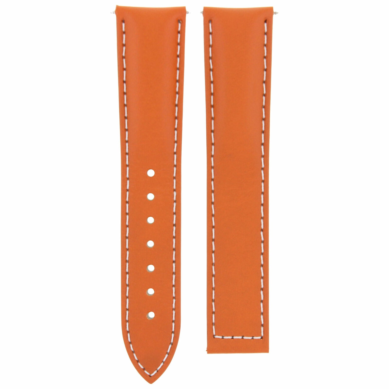 LEATHER WATCH BAND STRAP DEPLOYMENT BUCKLE FOR ANY BRAND WATCH - 20MM