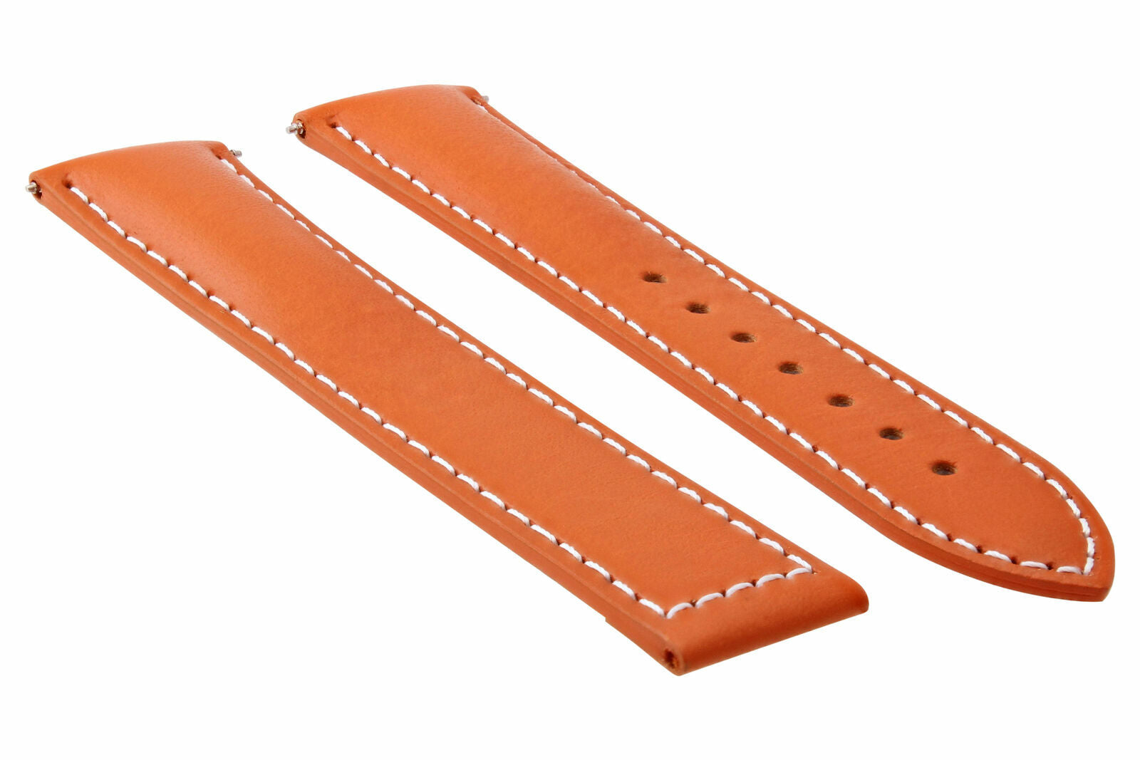 LEATHER WATCH BAND STRAP DEPLOYMENT BUCKLE FOR ANY BRAND WATCH - 20MM