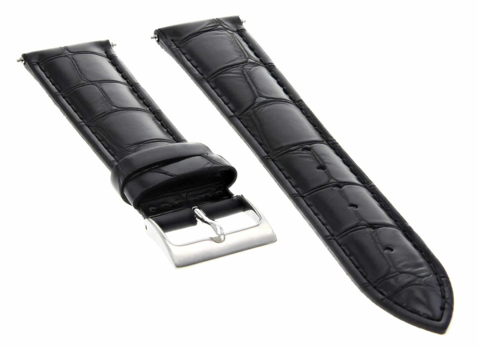 LEATHER WATCH BAND STRAP FOR WATCH FITS ANY BRAND - 19 MM