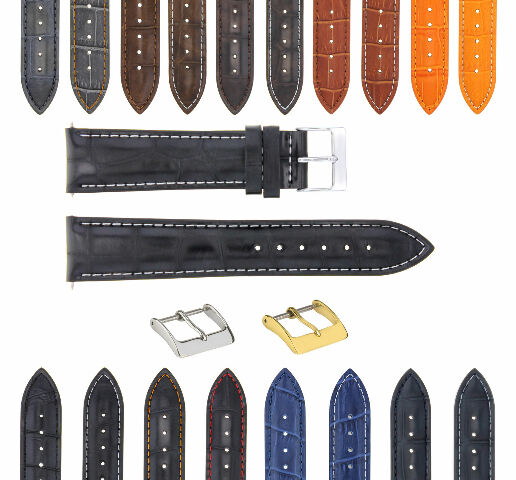GENUINE LEATHER WATCH BAND STRAP FOR BULOVA WATCH - 19MM