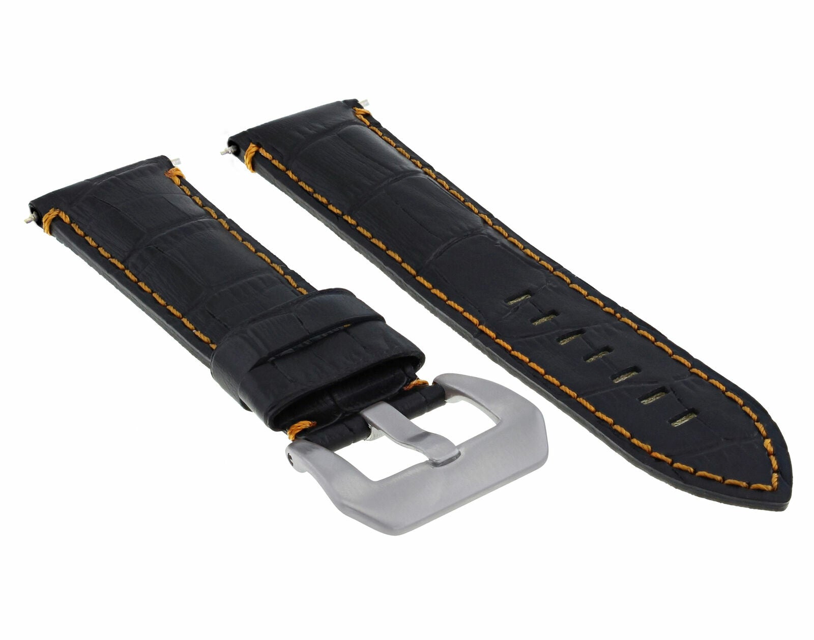 22-24MM GENUINE ITALIAN LEATHER WATCH BAND STRAP FOR ANY BRAND WATCH