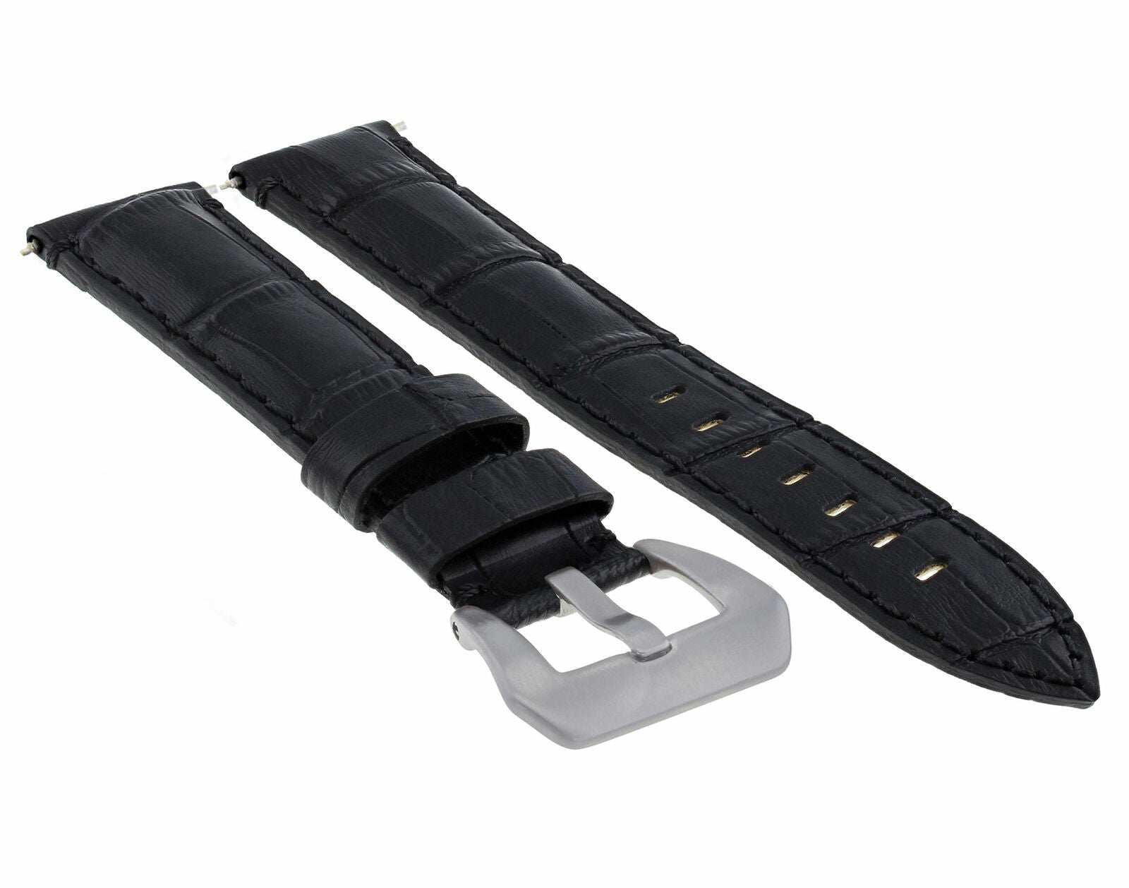 GENUINE ITALIAN LEATHER WATCH BAND STRAP FOR ANY BRAND WATCH - 24MM