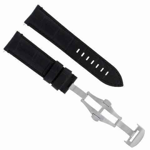 22MM-24MM GENUINE REPLACEMENT ITALIAN LEATHER STRAP FOR UNIVERSAL WATCH BAND