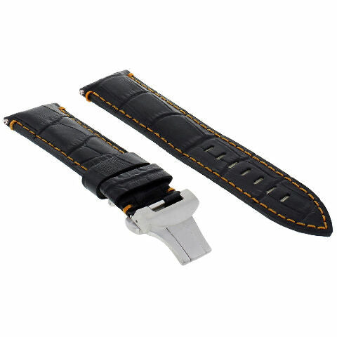 22MM-24MM GENUINE REPLACEMENT ITALIAN LEATHER STRAP FOR UNIVERSAL WATCH BAND