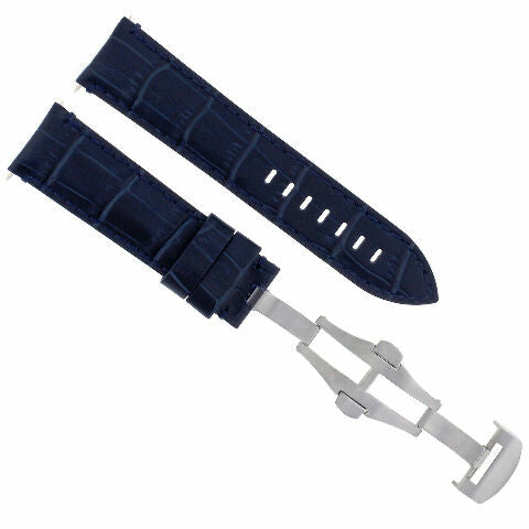 22MM-24MM GENUINE REPLACEMENT ITALIAN LEATHER STRAP FOR UNIVERSAL WATCH BAND