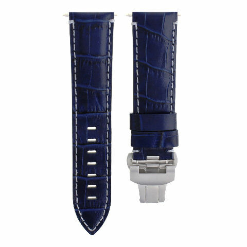 22MM-24MM GENUINE REPLACEMENT ITALIAN LEATHER STRAP FOR UNIVERSAL WATCH BAND