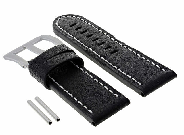 20-22-24MM GENUINE ITALIAN LEATHER WATCH BAND STRAP FOR ANY BRAND WATCH