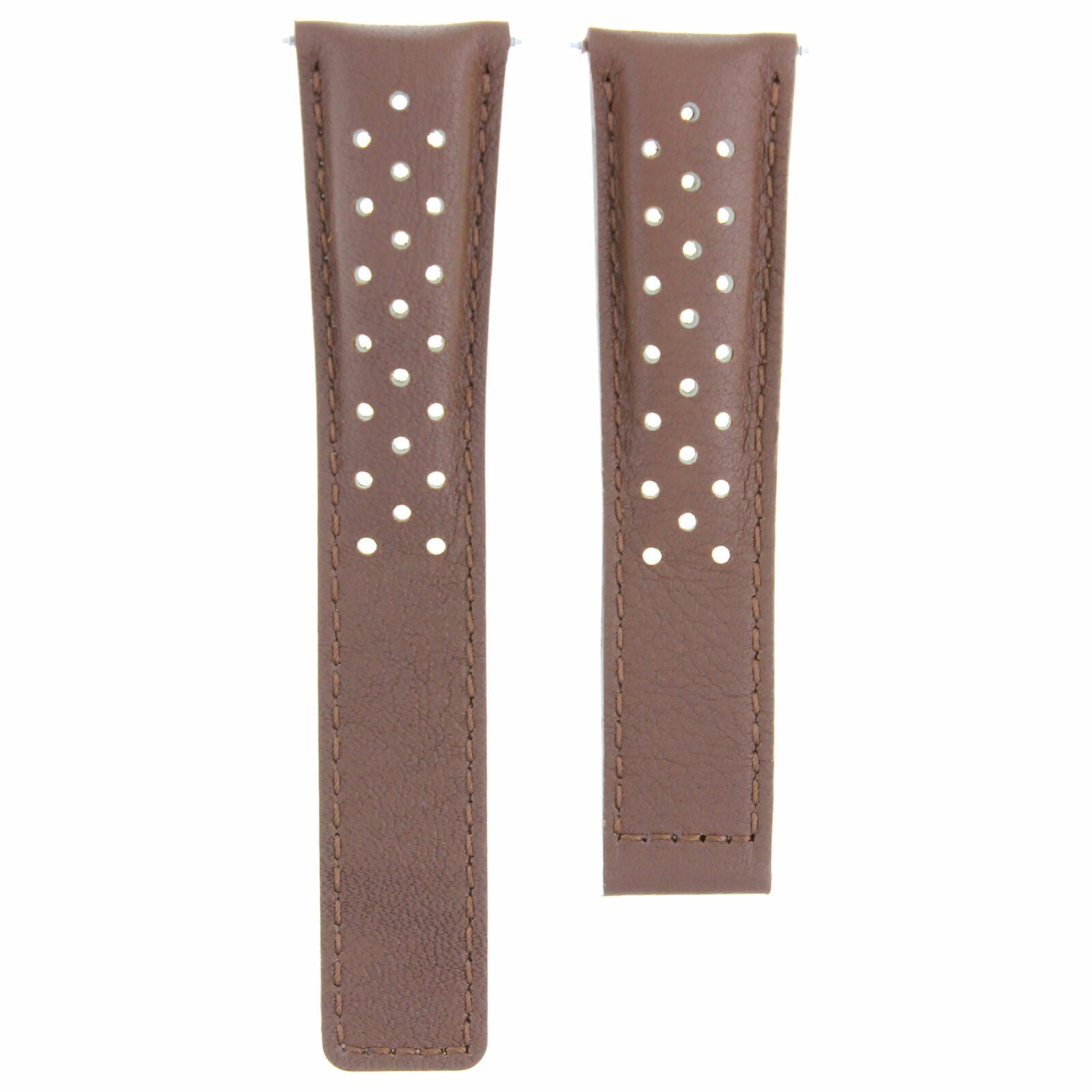 19-20-22MM LEATHER WATCH BAND STRAP FOR ORIS ARTIX SPORT PERFORATED + D/CLASP