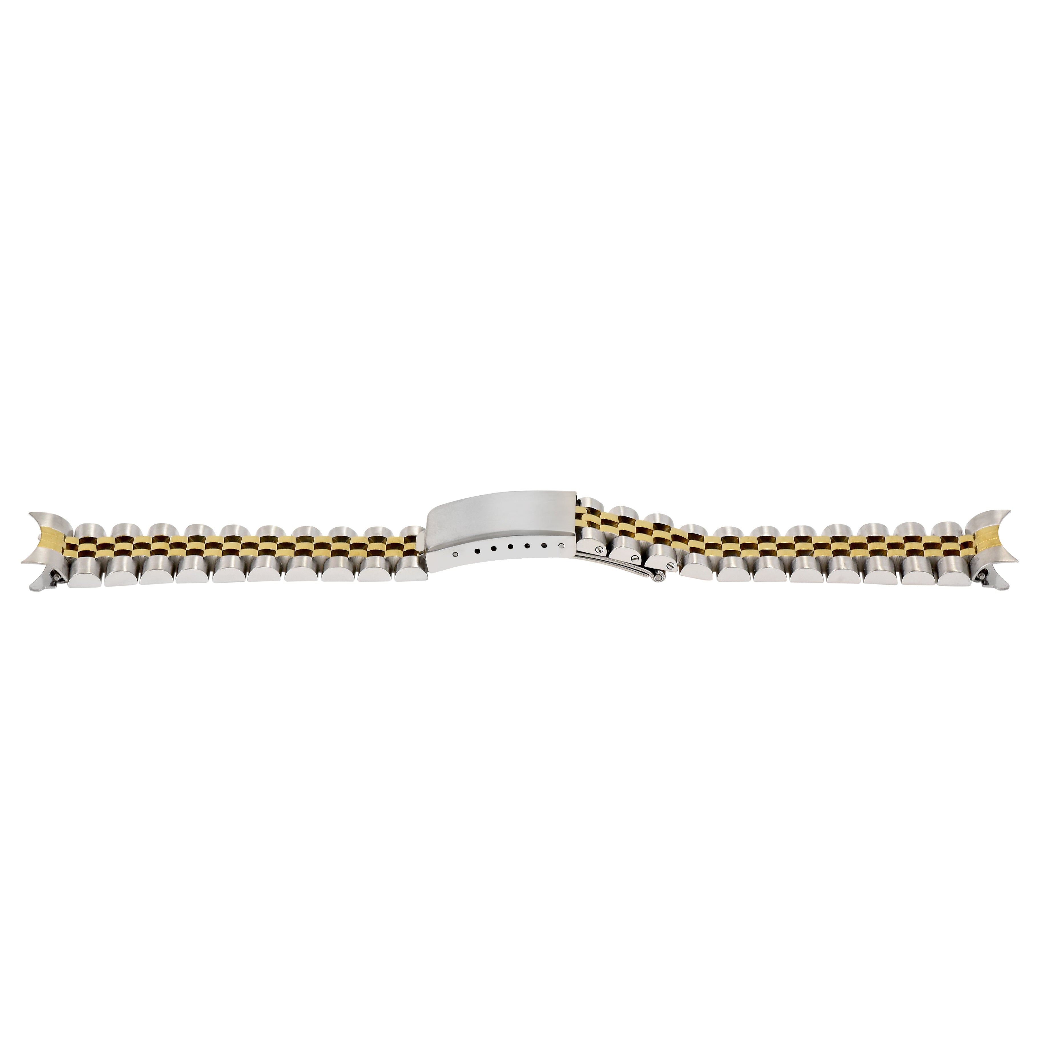 20MM JUBILEE WATCH BAND SOLID LINK FOR ROLEX DATEJUST 16013 16233 16234 TWO TONE