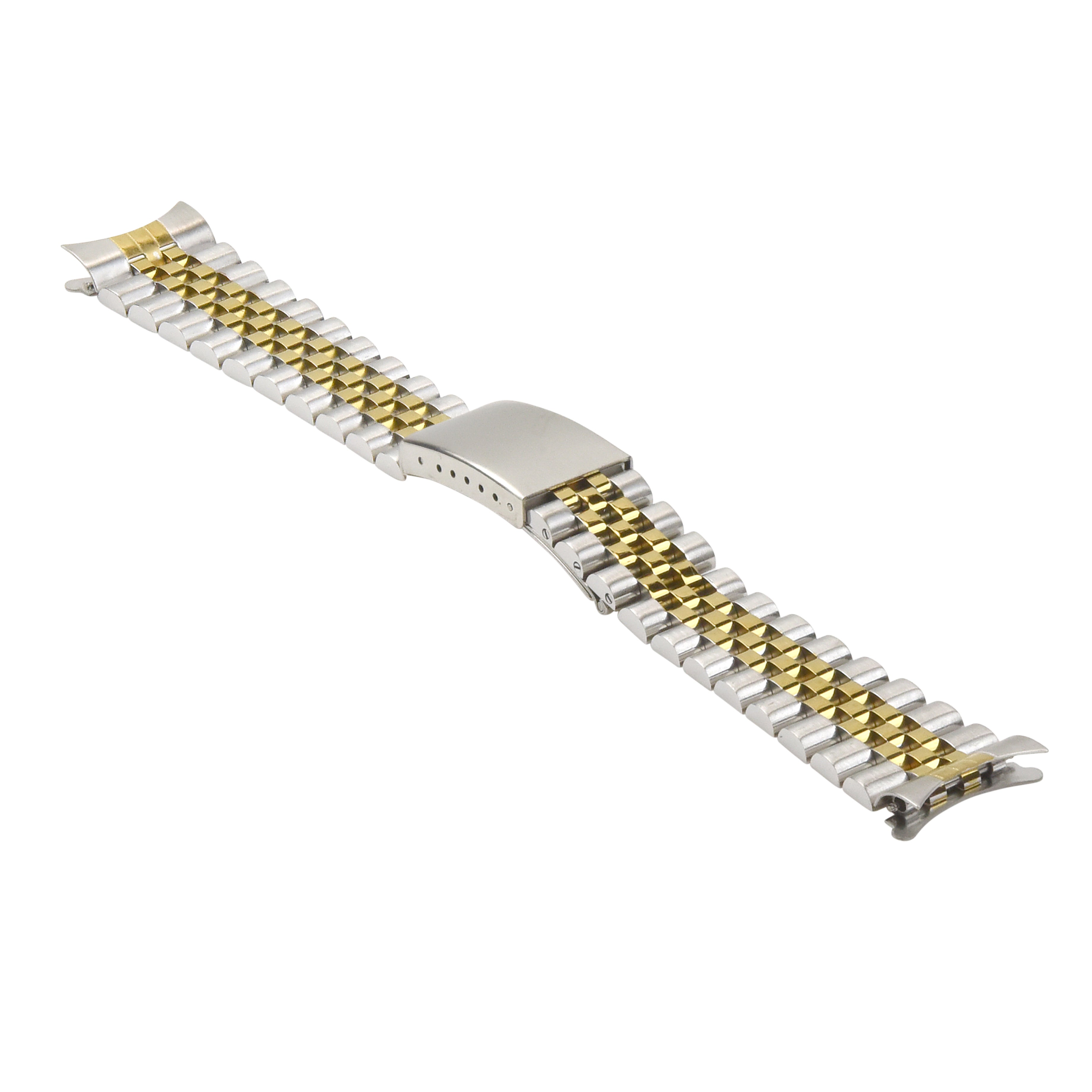20MM JUBILEE WATCH BAND SOLID LINK FOR ROLEX DATEJUST 16013 16233 16234 TWO TONE