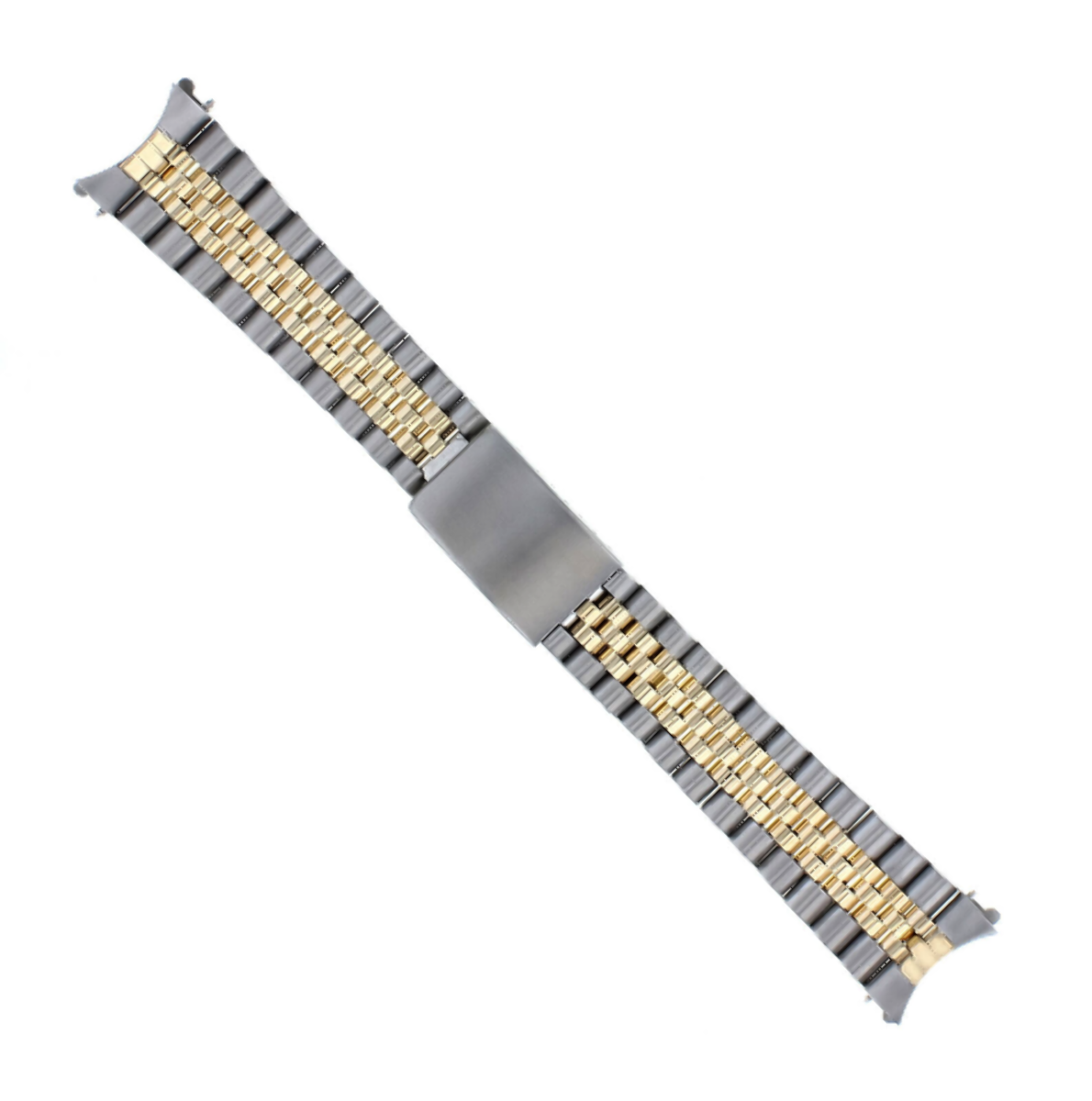 JUBILEE WATCHBAND FOR 34MM ROLEX DATE AIRKING 14000 14010 REAL GOLD 14K/SS 19MM