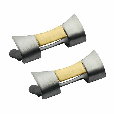 OYSTER WATCH BAND END PIECE FOR ROLEX GMT 16700 16713 16718 20MM REAL GOLD 14K/S