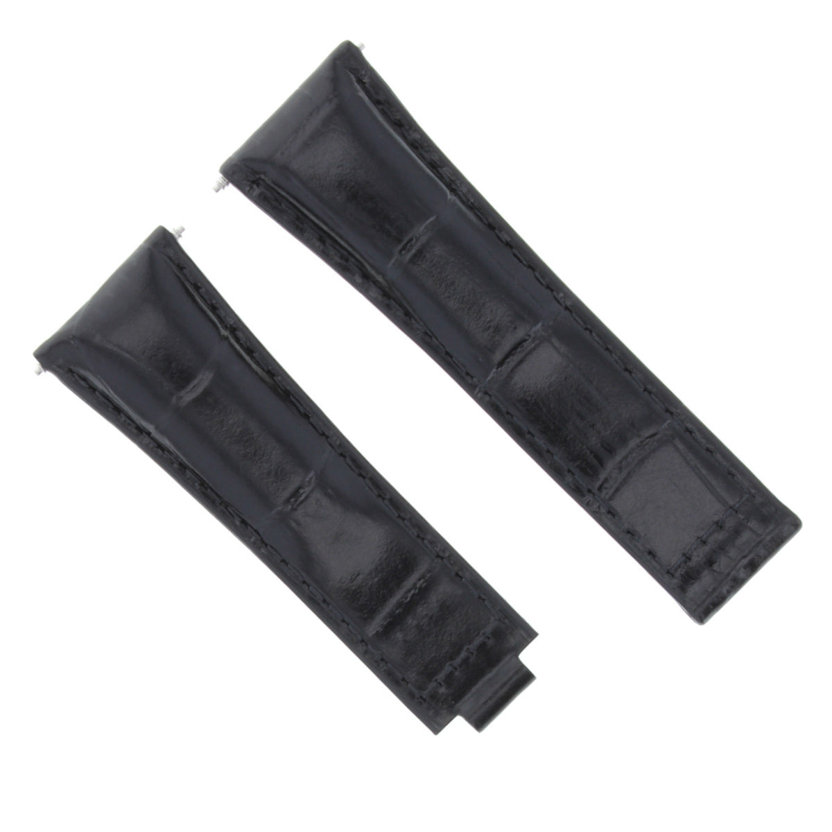 20MM LEATHER STRAP BAND FOR ROLEX SUBMARINER,GMT,DATEJUST LONG MEDIUM SHORT SIZE