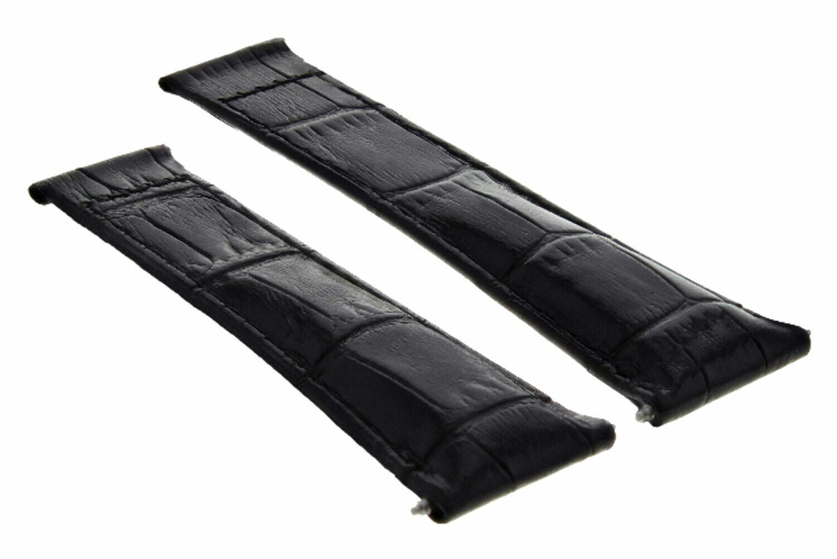 20MM REPLACEMENT LEATHER WATCH BAND STRAP FOR ROLEX SUBMARINER GMT DATEJUST