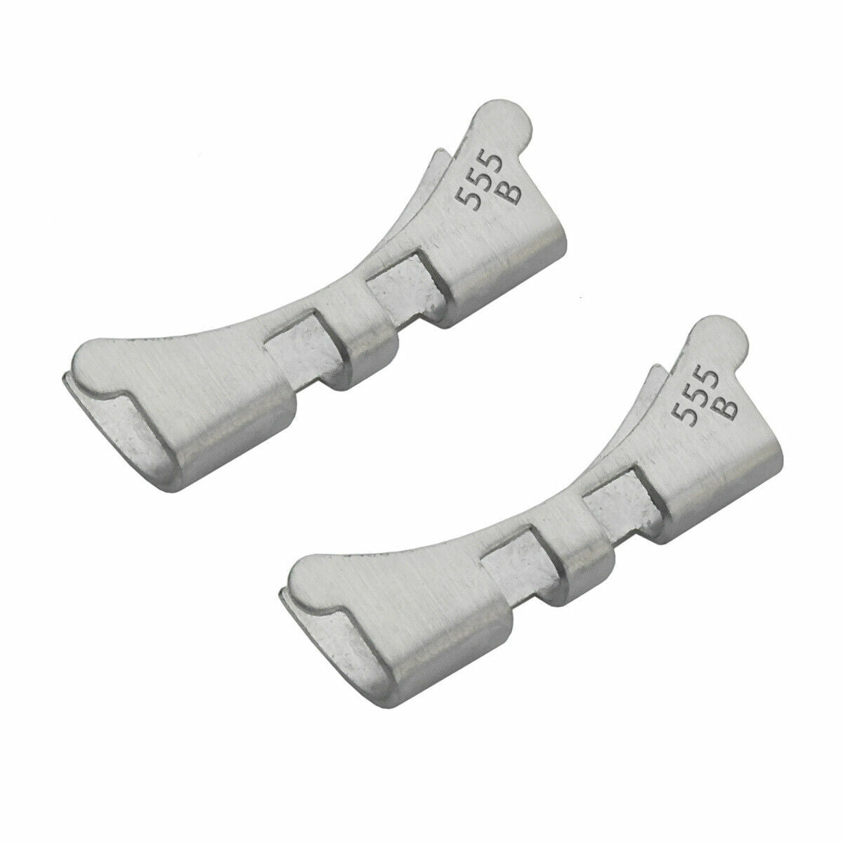 2 PCS 555B END PIECE FOR JUBILEE BAND ROLEX DATEJUST 20MM FAT SPRING BAR 16200