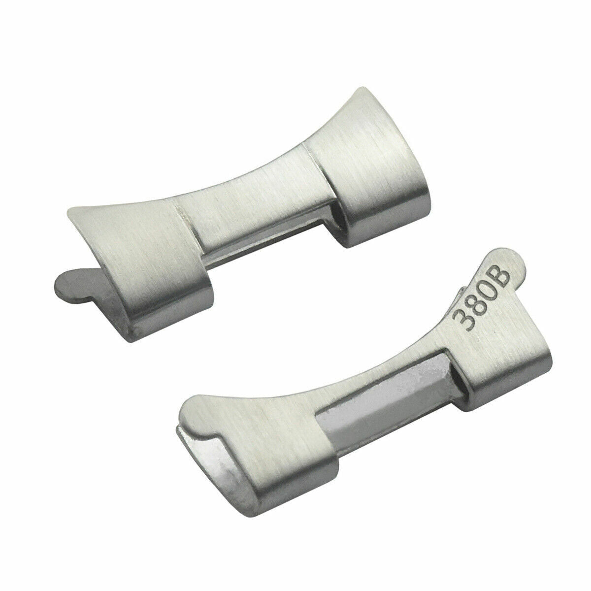 2 PCS 380B END PIECE LINK FOR VINTAGE ROLEX 20MM OYSTER WATCH BAND 5508 5512