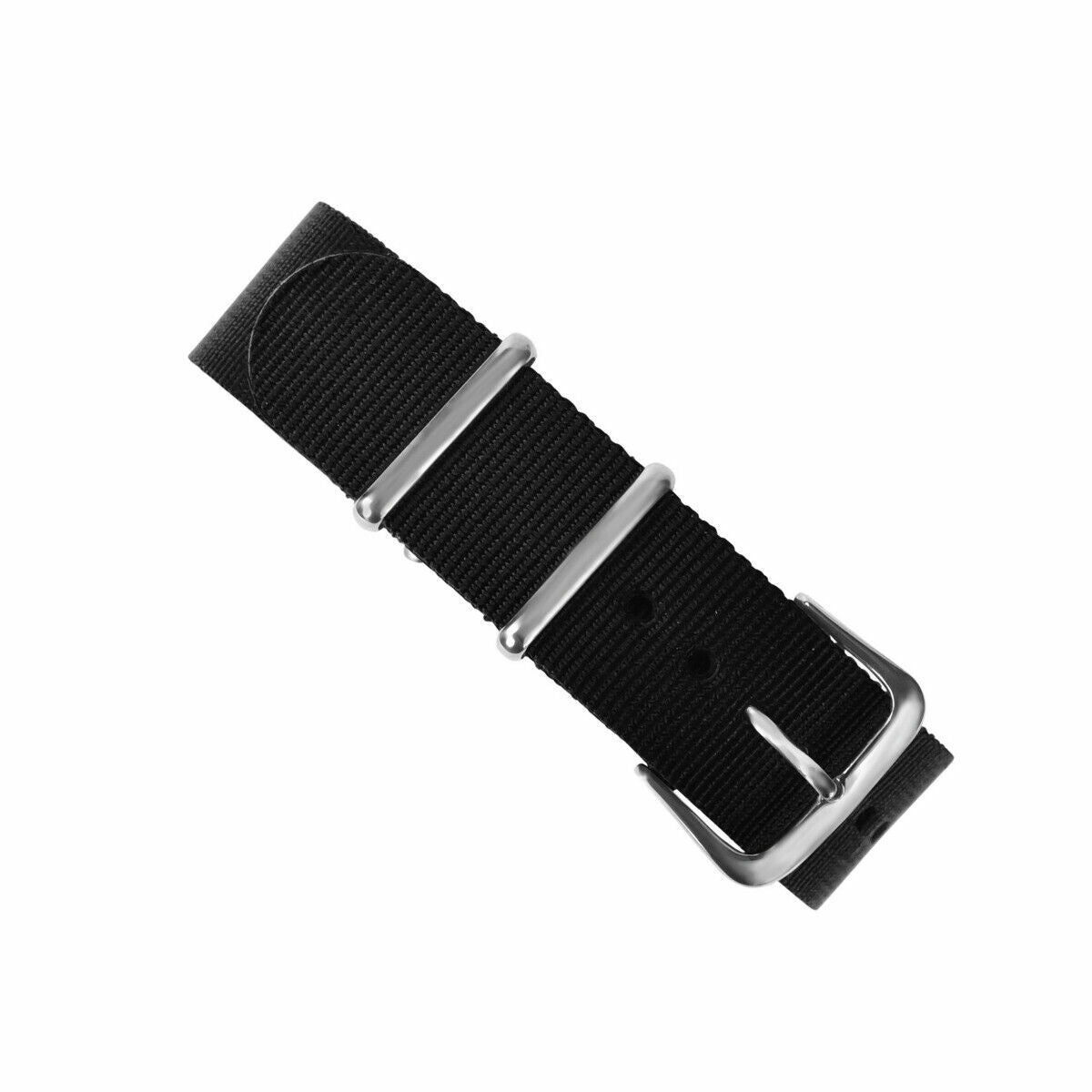 20MM NYLON WATCH BAND STRAP BLACK