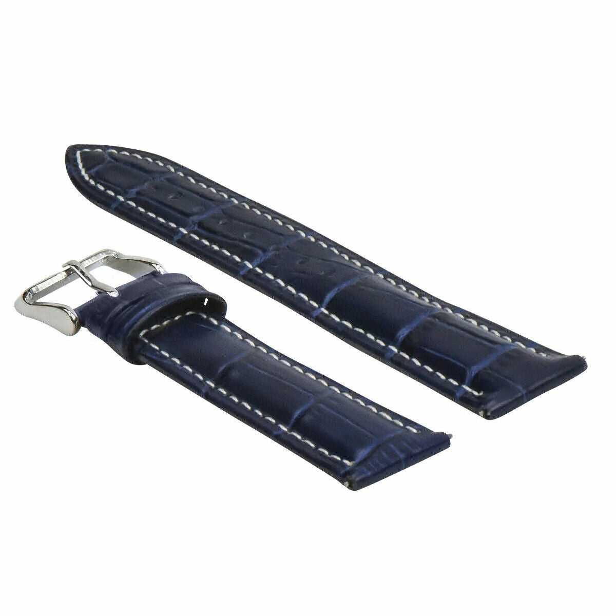 LEATHER WATCH BAND STRAP-QUICK RELEASE FOR SEIKO 5 KINETIC - 18MM