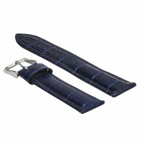 LEATHER WATCH BAND STRAP-QUICK RELEASE FOR SEIKO 5 KINETIC - 19MM