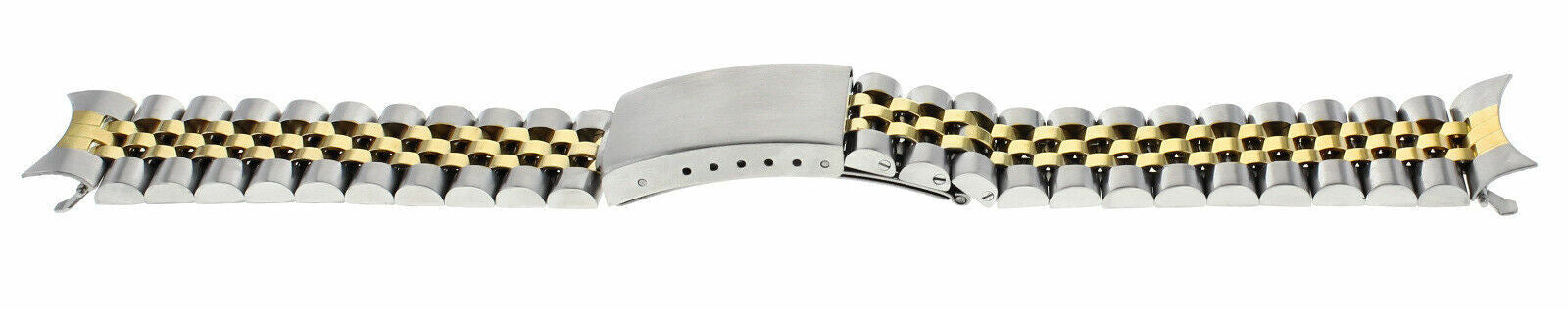 19MM JUBILEE WATCH BAND FOR ROLEX OYSTER PERPETUAL 15203 15210 15223 15238 T/TONE