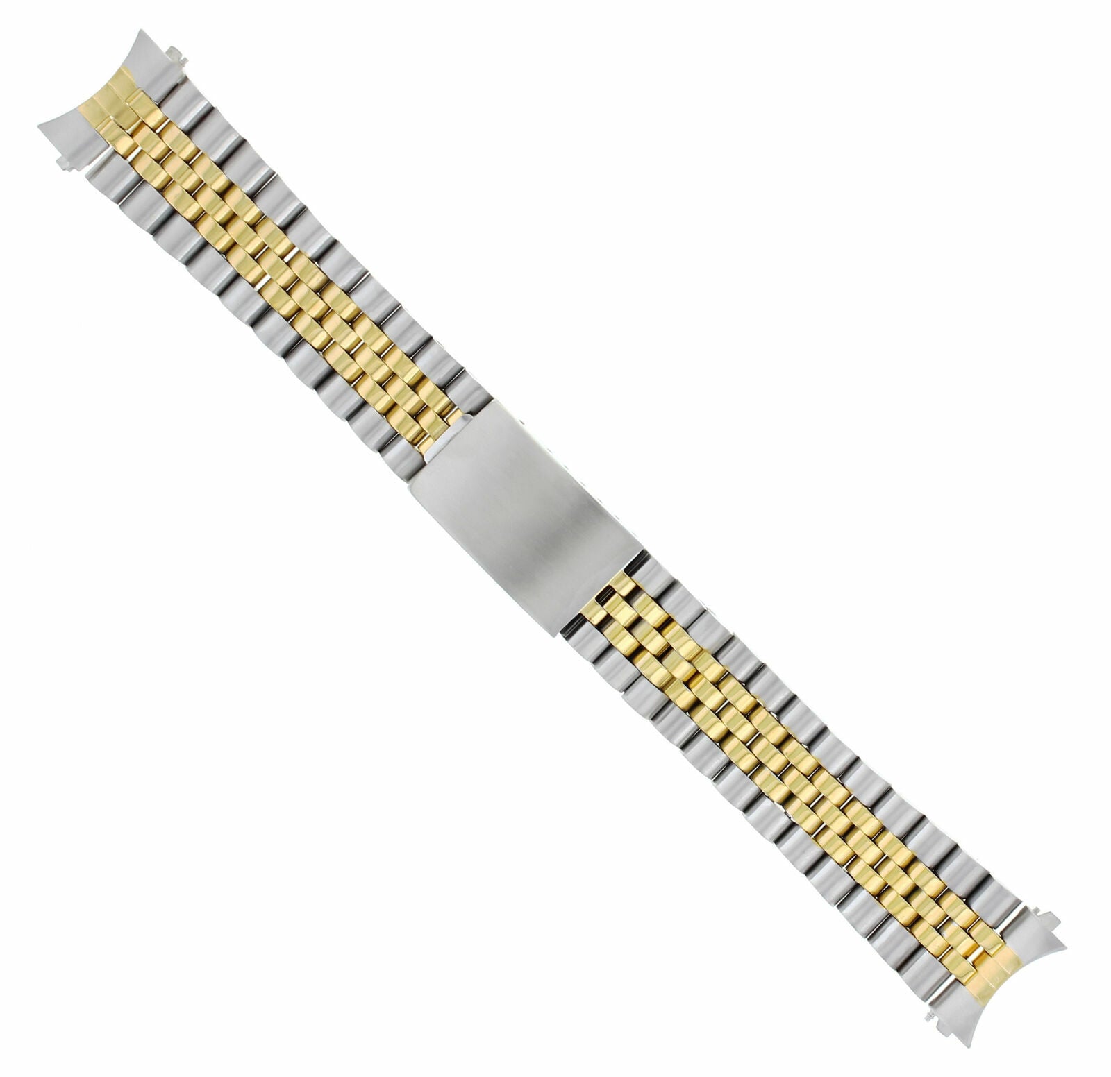 19MM JUBILEE WATCH BAND FOR ROLEX OYSTER PERPETUAL 15203 15210 15223 15238 T/TONE