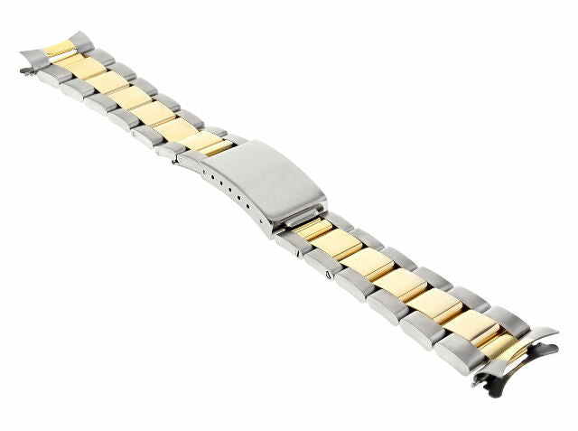 19MM OYSTER WATCH BAND FOR 34MM ROLEX DATE PERPETUAL 15000 15010 15505 TWO TONE