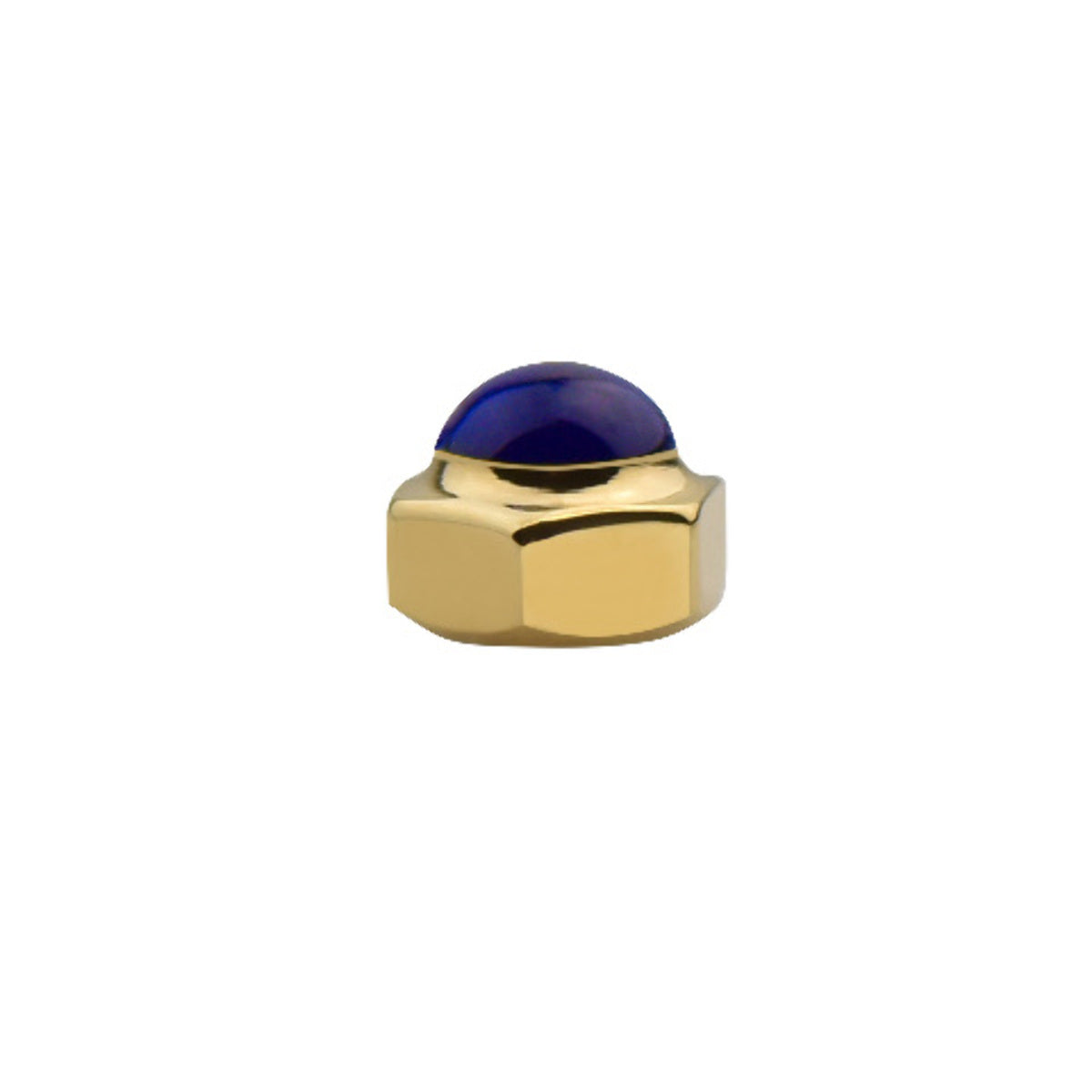 WATCH CROWN FOR 29MM CARTIER SANTOS 100 TANK FRANCAISE GALBEE 2303 2465 GOLD BLU