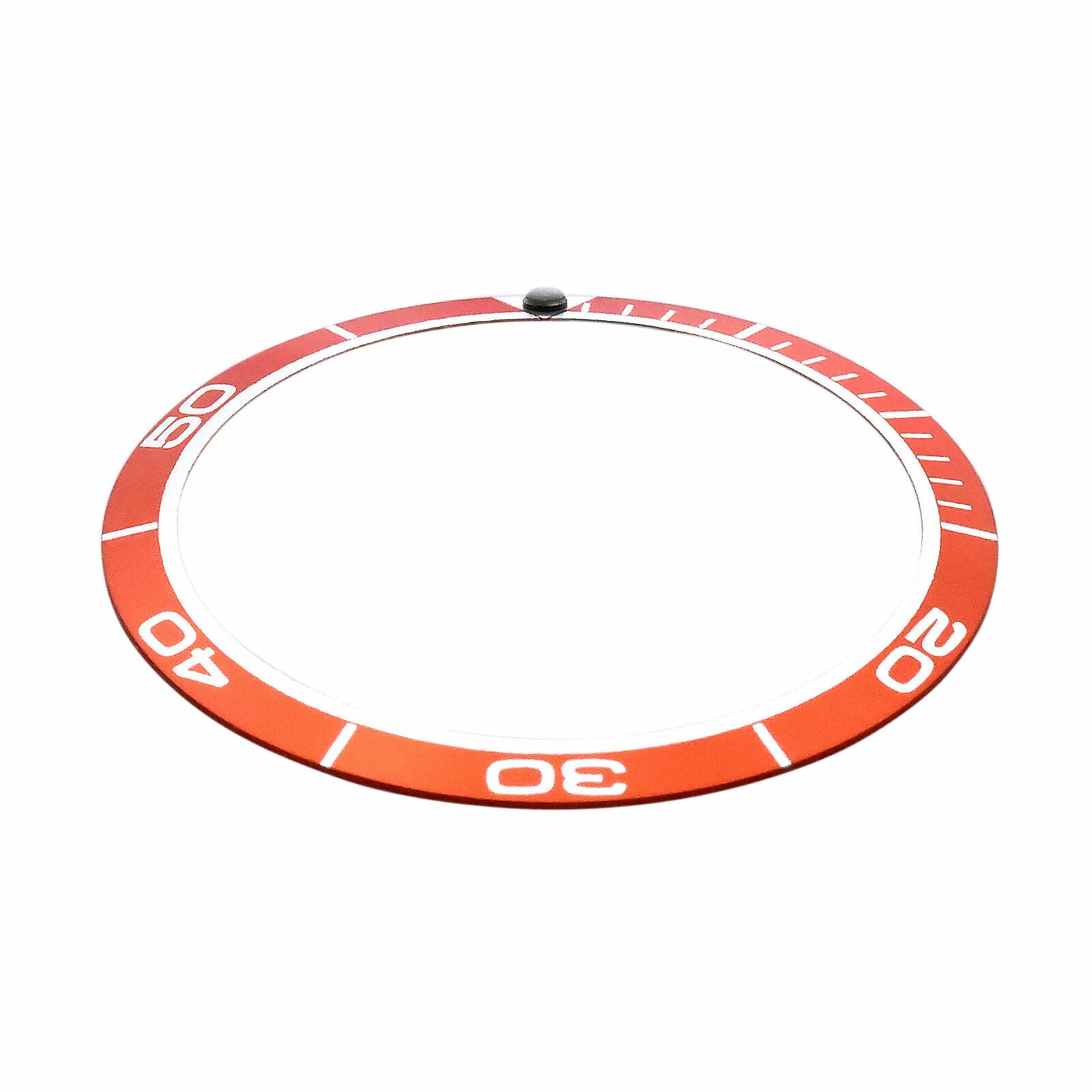 ALLUMINUM BEZEL INSERT FOR 44MM CASIO MDV-106-1AV DIVER 200M WATCH QUARTZ ORANGE