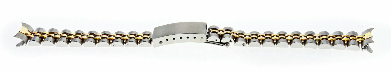 13MM 14K GOLD TWO TONE JUBILEE WATCH BAND FOR ROLEX DATEJUST 69190 69240 79160