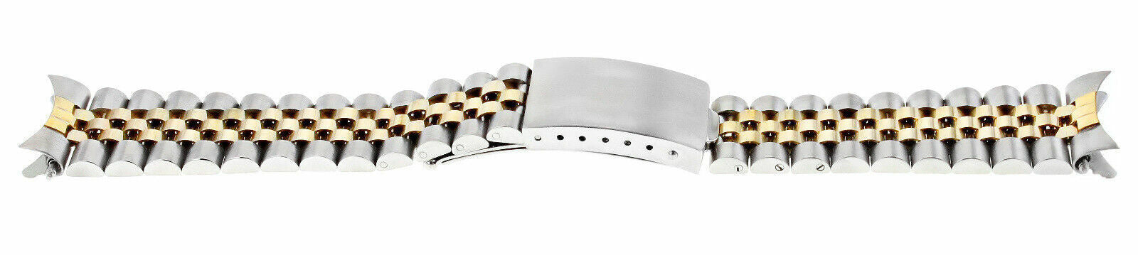 20MM 14K JUBILEE WATCH BAND FOR ROLEX DATEJUST 16078 16200 16203 GMT 16710 T/TONE