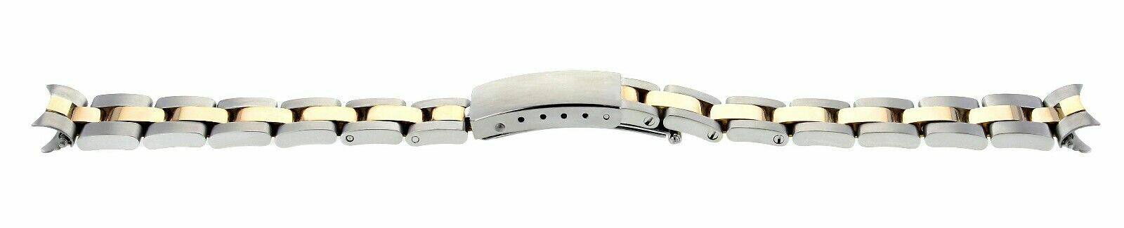 13MM 14K GOLD TWO TONE OYSTER WATCH BAND FOR ROLEX DATEJUST 69190 69240 79160