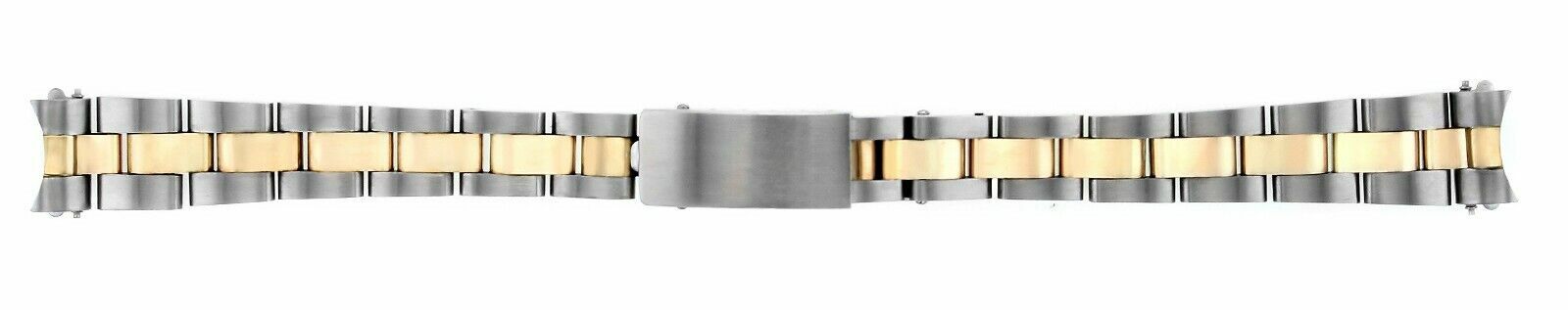 13MM 14K GOLD TWO TONE OYSTER WATCH BAND FOR ROLEX DATEJUST 69190 69240 79160
