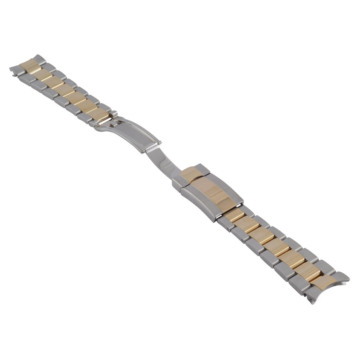 20MM 14K GOLD TWO TONE OYSTER WATCH BAND FOR ROLEX 16233 16014 SOLID END F/LOCK